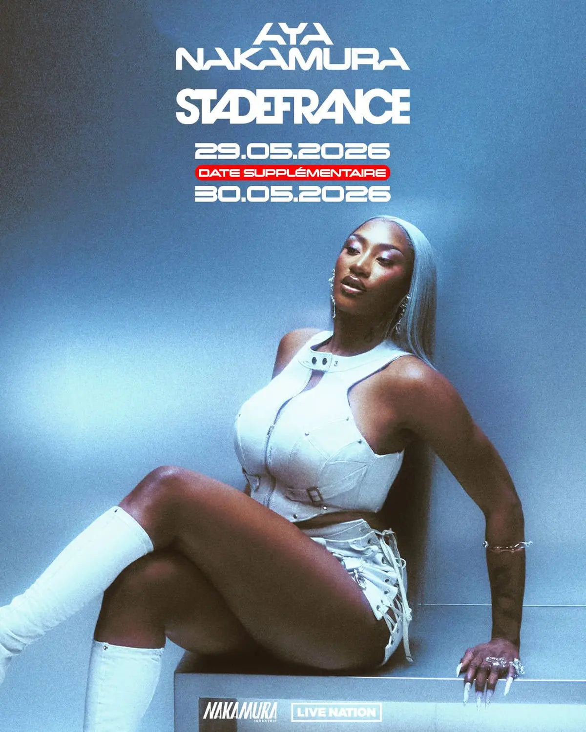 Aya Nakamura - Stade de France, Paris - Samedi 30 mai 2026 à 18h
